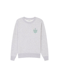Maison Kitsuné x Hotel Olympia Sweater - Light Grey Melange