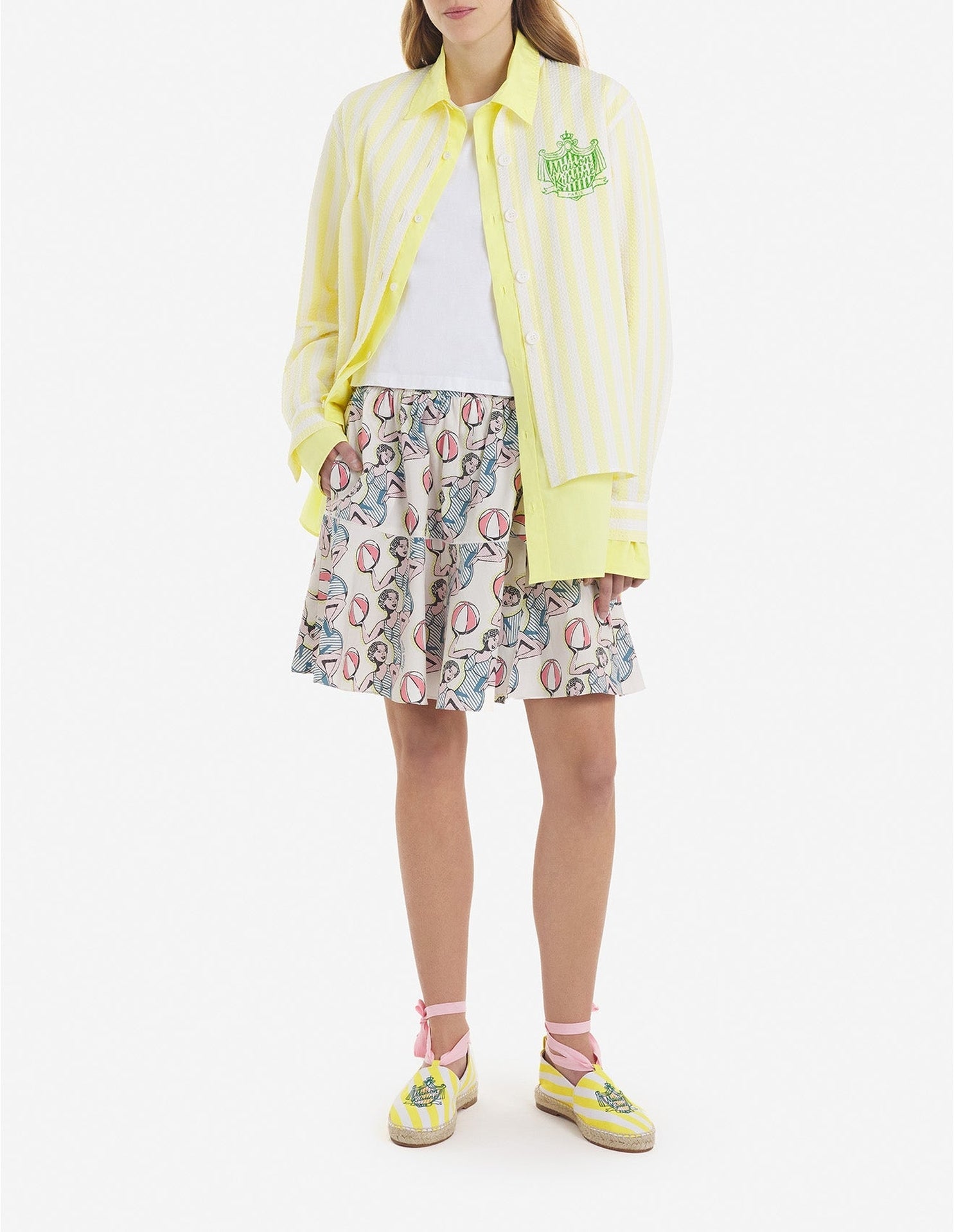 Chemise Maison Kitsuné x Hotel Olympia - Lemon