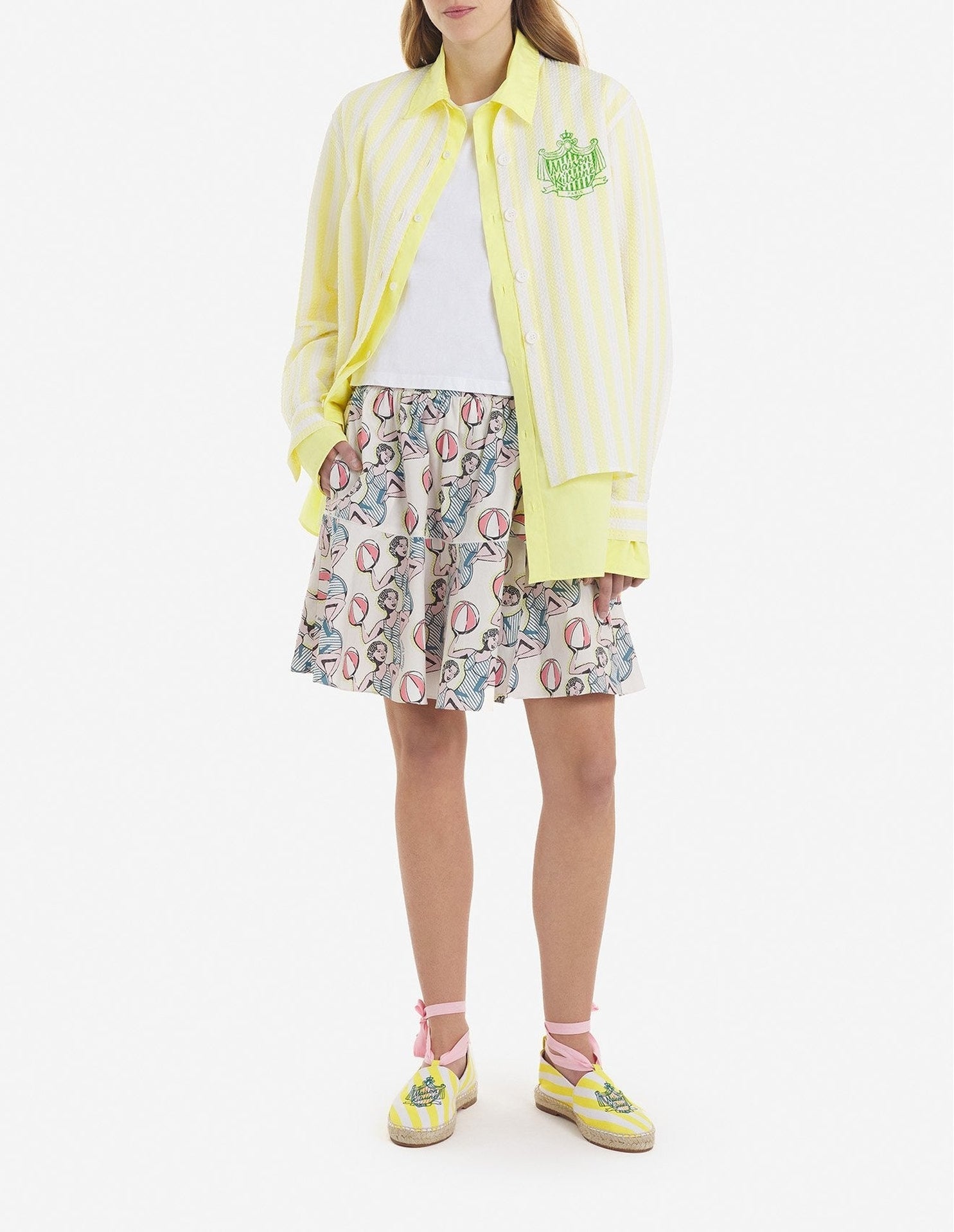 Chemise Maison Kitsuné x Hotel Olympia - Lemon