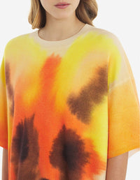 T-shirt Maison Kitsuné x Rop Van Mierlo en laine - Aquarelle Print