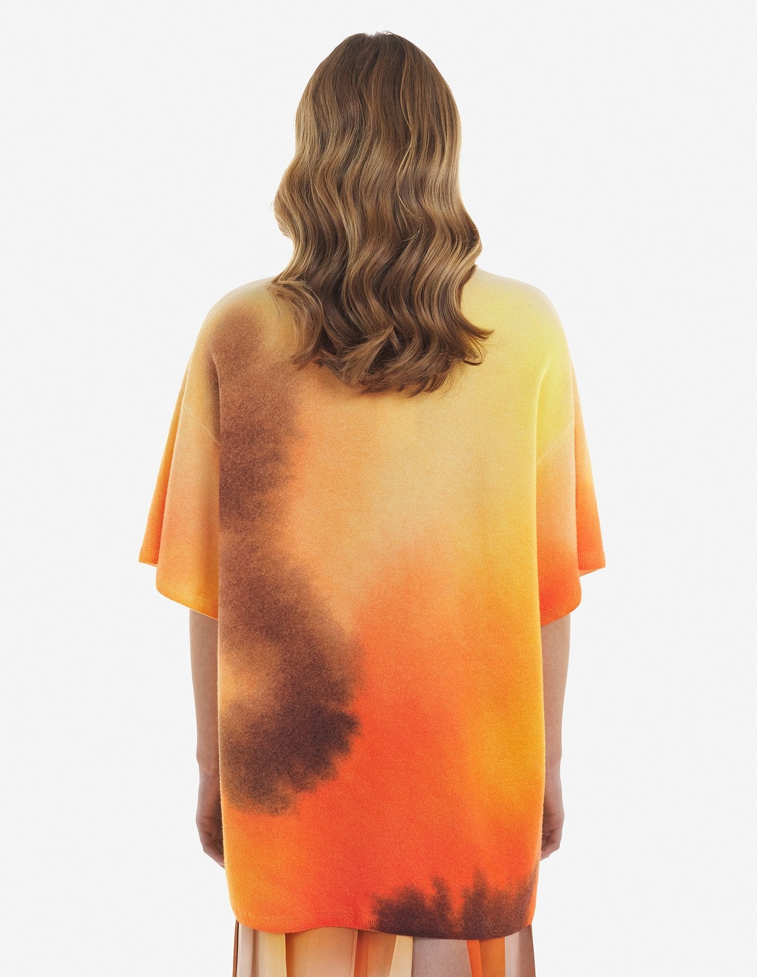 T-shirt Maison Kitsuné x Rop Van Mierlo en laine - Aquarelle Print