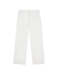 Pantalon large avec étiquette - Milky White