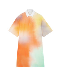 Fox MK x Rop van Mierlo Polo Dress - Aquarelle Print
