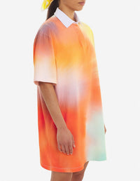 Fox MK x Rop van Mierlo Polo Dress - Aquarelle Print