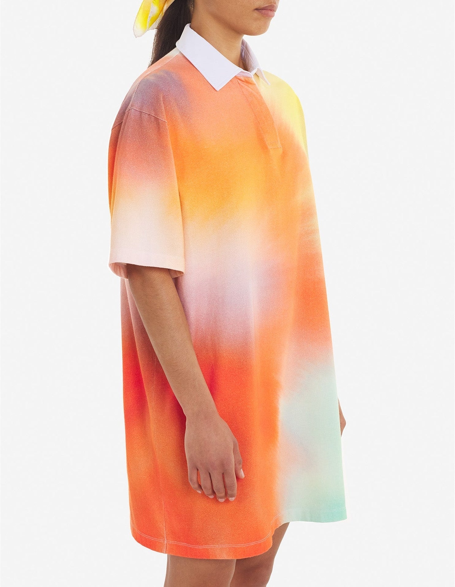 Fox MK x Rop van Mierlo Polo Dress - Aquarelle Print