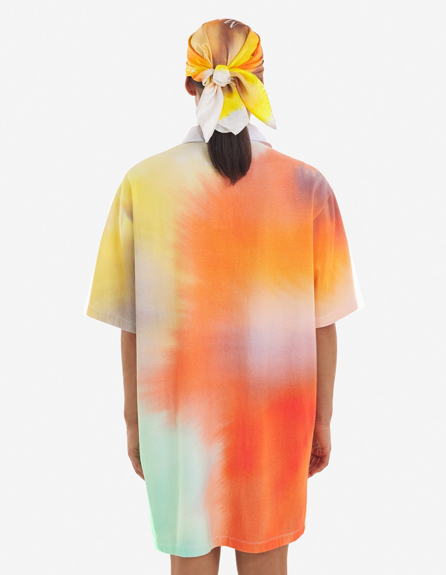 Fox MK x Rop van Mierlo Polo Dress - Aquarelle Print