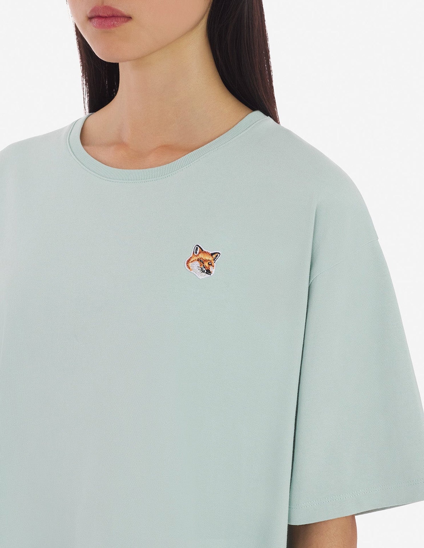 Robe t-shirt avec écusson - Blue Haze