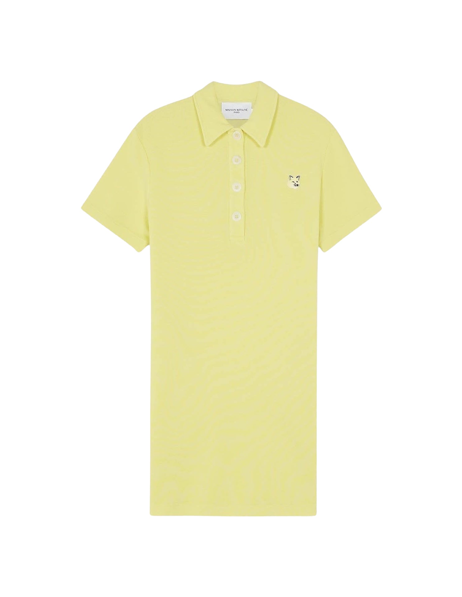 Robe polo piqué avec écusson - Lemon