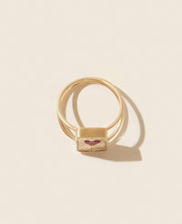 ZDELETE REF A 0 Bague L'AMOUR Bague GRENAT