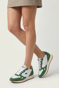 Sneakers Partner 70s Lacoste x Roland-Garros - Off White & Green