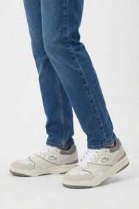 Sneakers Lineshot en cuir - White & Grey
