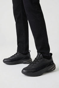 Audyssor leather sneakers - Black