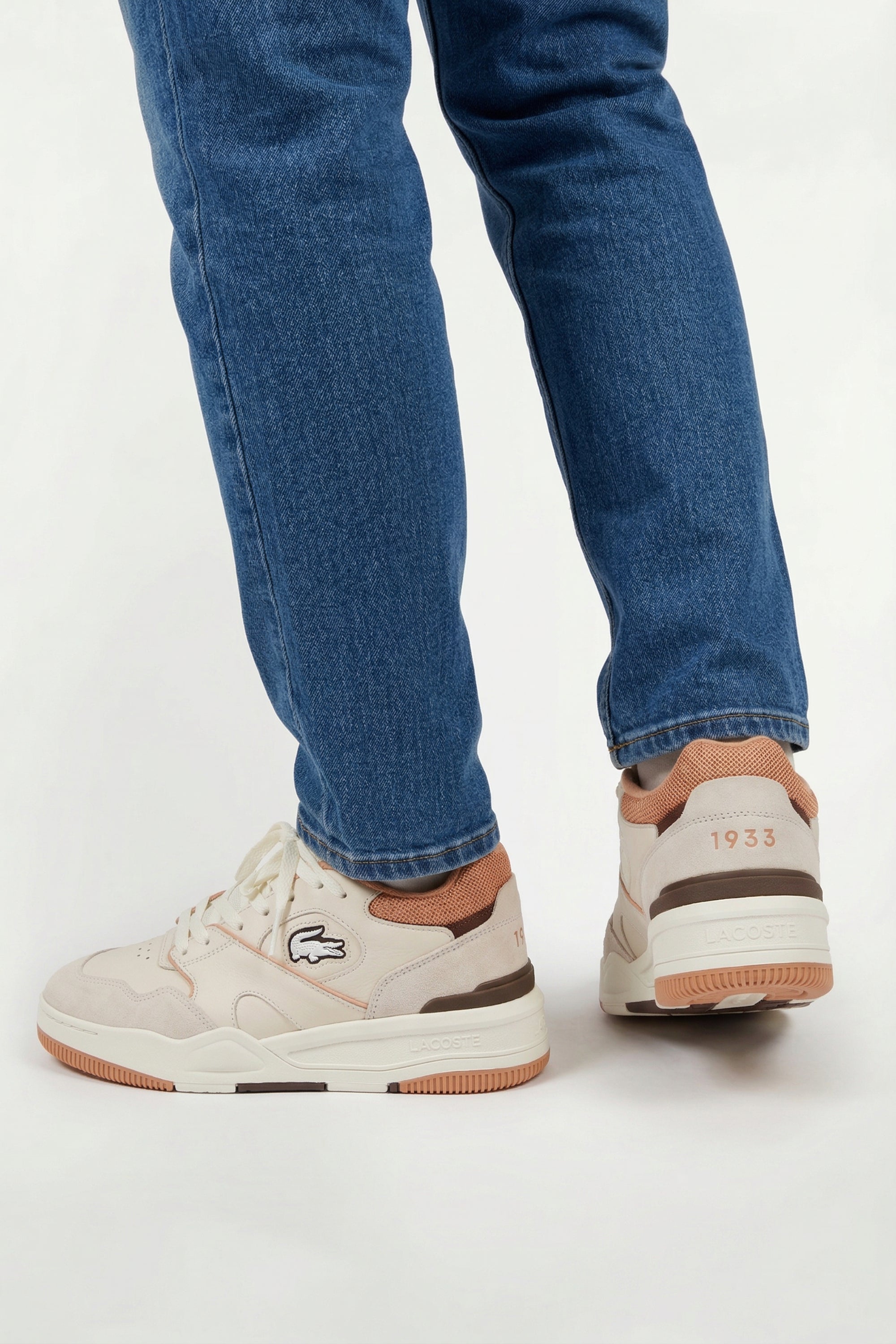 Sneakers Lineshot en cuir - Off White & Brw
