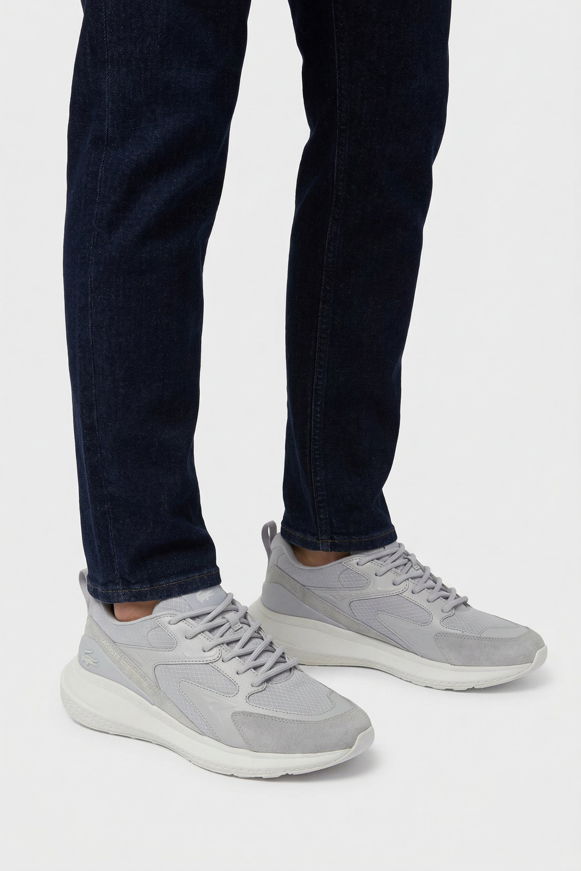 Sneakers L003 Evo en tissu - Light Grey & White