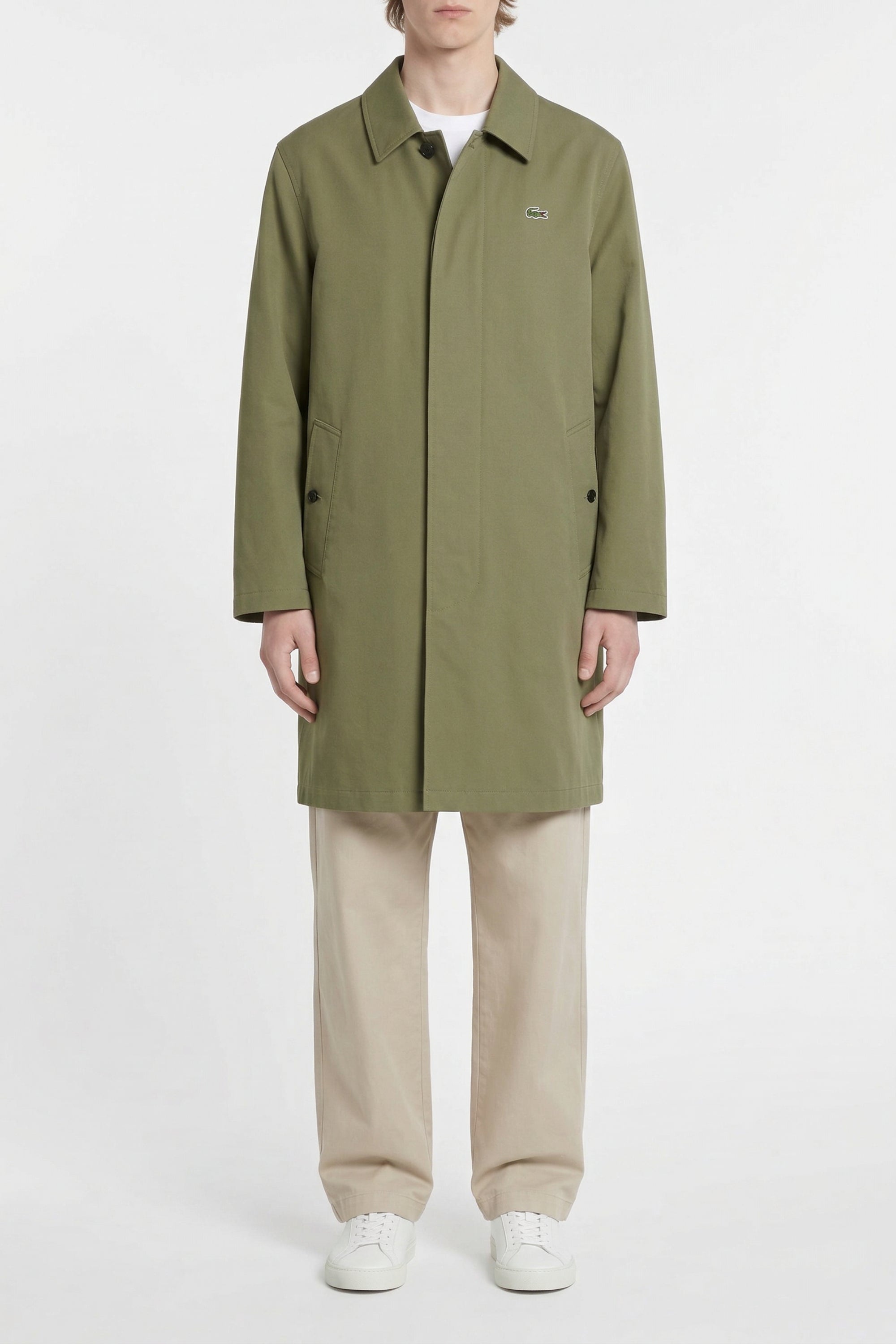 Trench coat déperlant et coupe-vent - Kaki