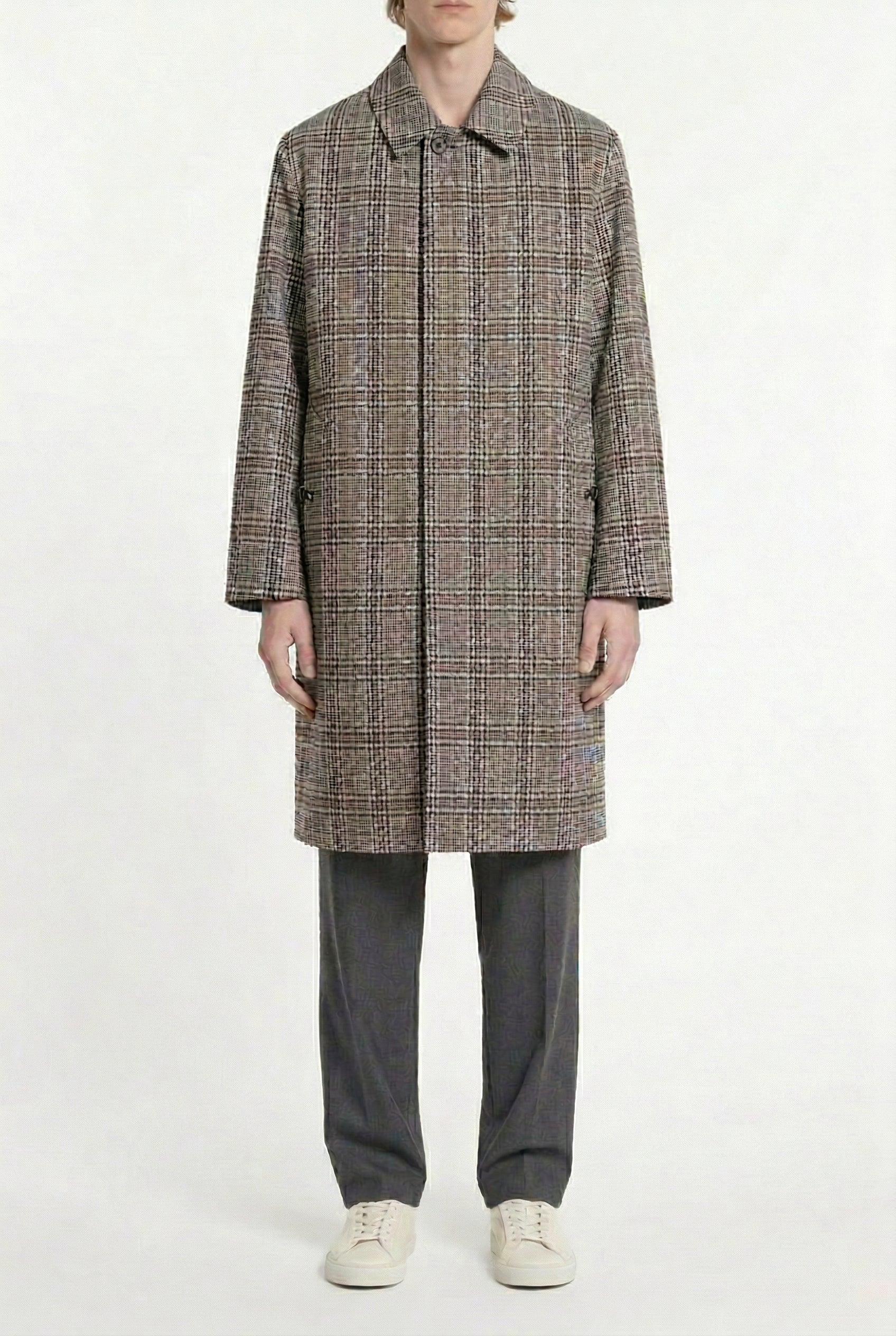 Manteau déperlant à carreaux - Hammam & Multicolor