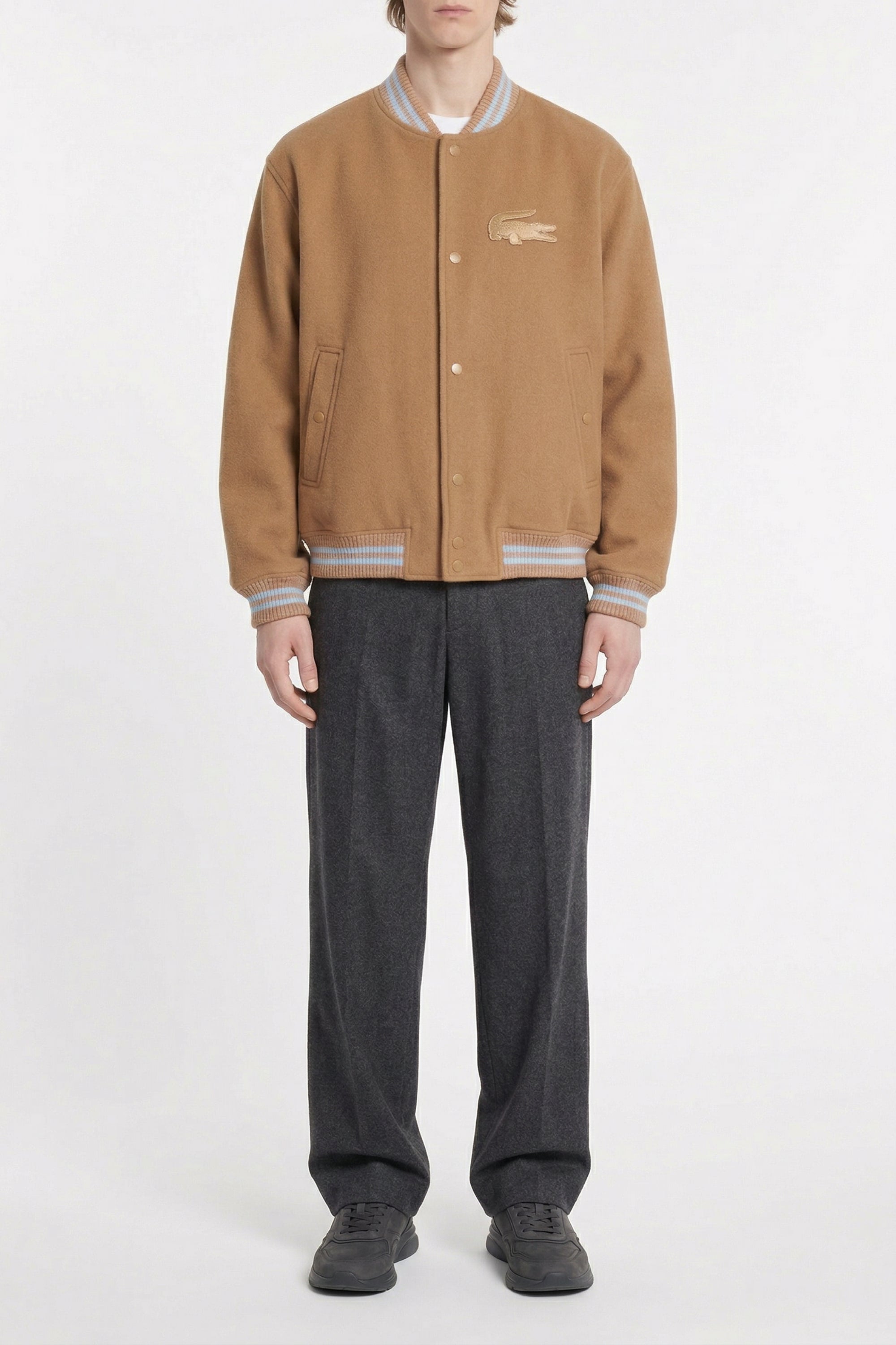 Blouson teddy avec logo en laine - Cookie