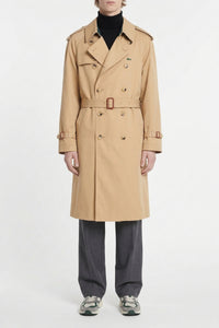 Water-repellent oversize trench coat - Croissant