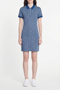 Robe polo ajustée en jacquard monogramme - Sphère & Panorama