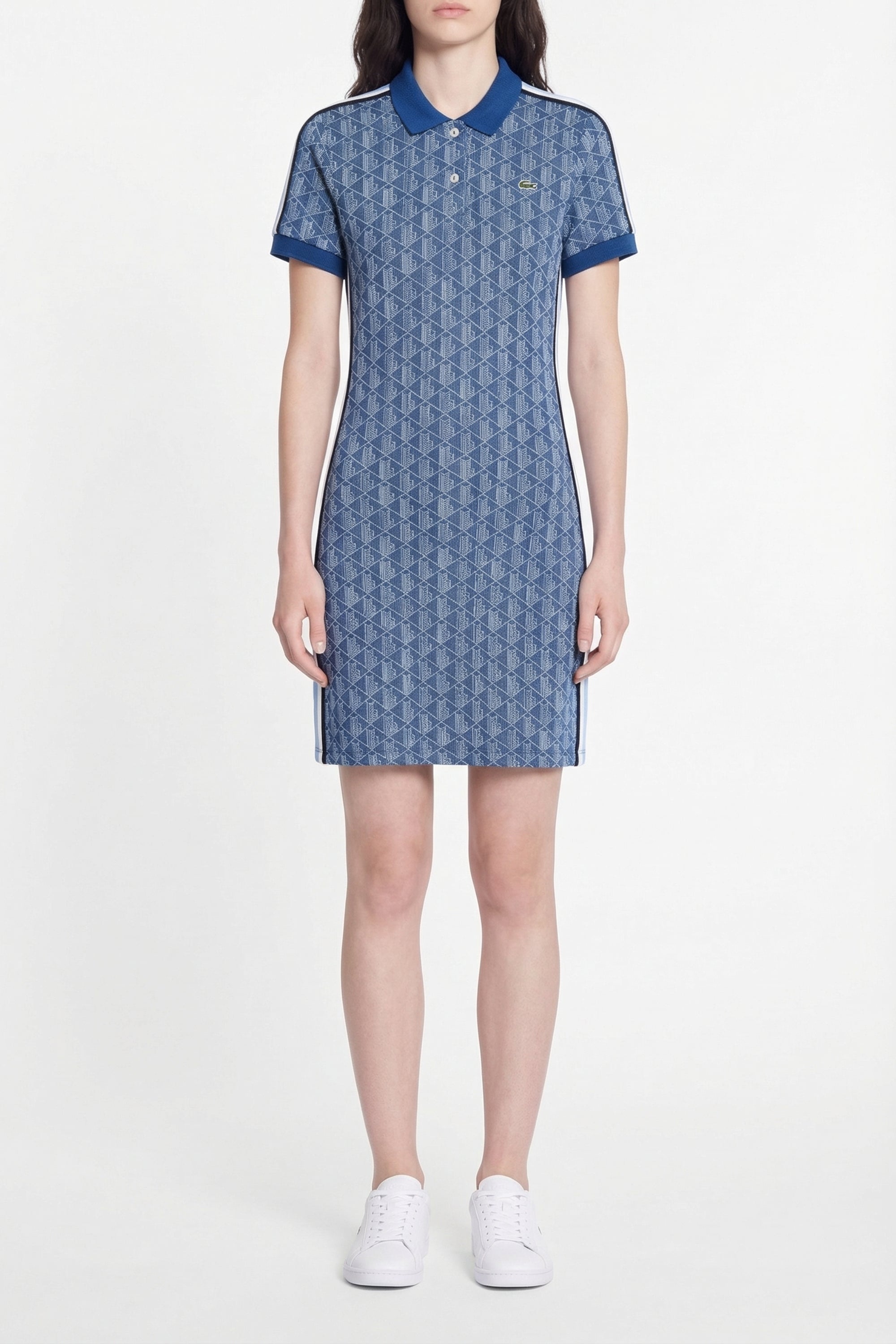 Robe polo ajustée en jacquard monogramme - Sphère & Panorama