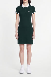 Robe ajustée en piqué - Sinople & Farine