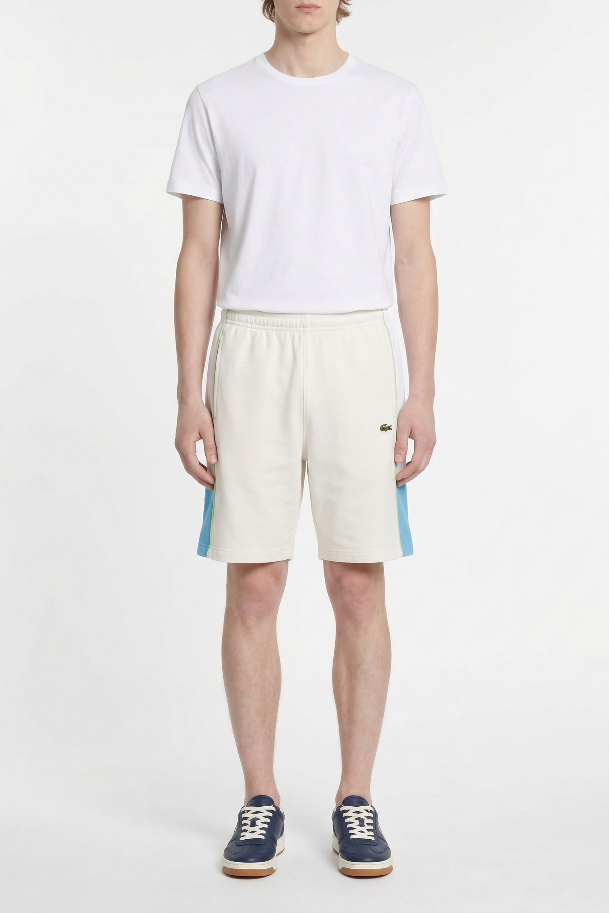 Short avec logo en piqué - Farine & Blanc