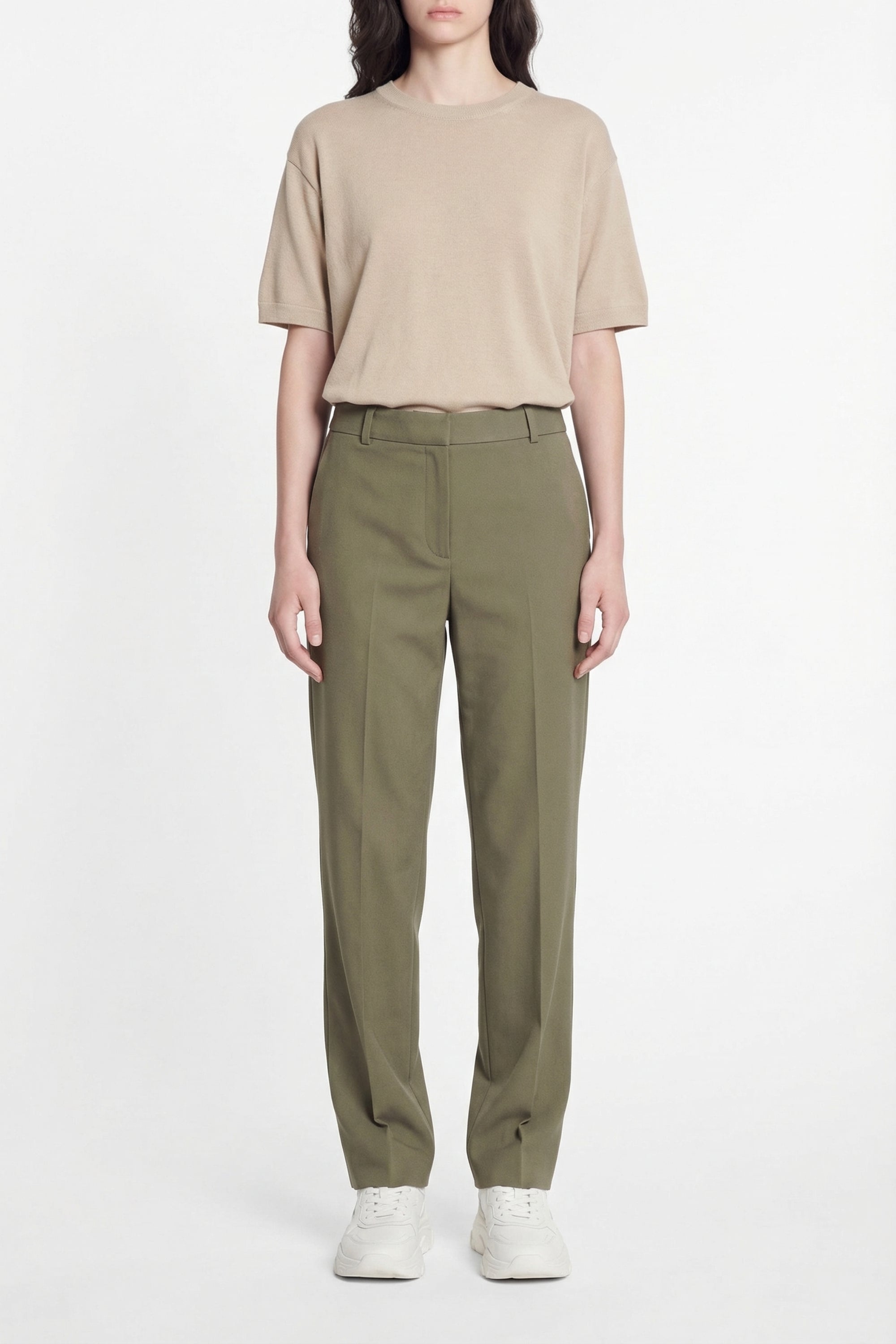 Pantalon chino à poches - Kaki