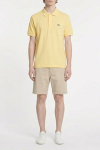 L.12.12 pique polo shirt - Cornsilk