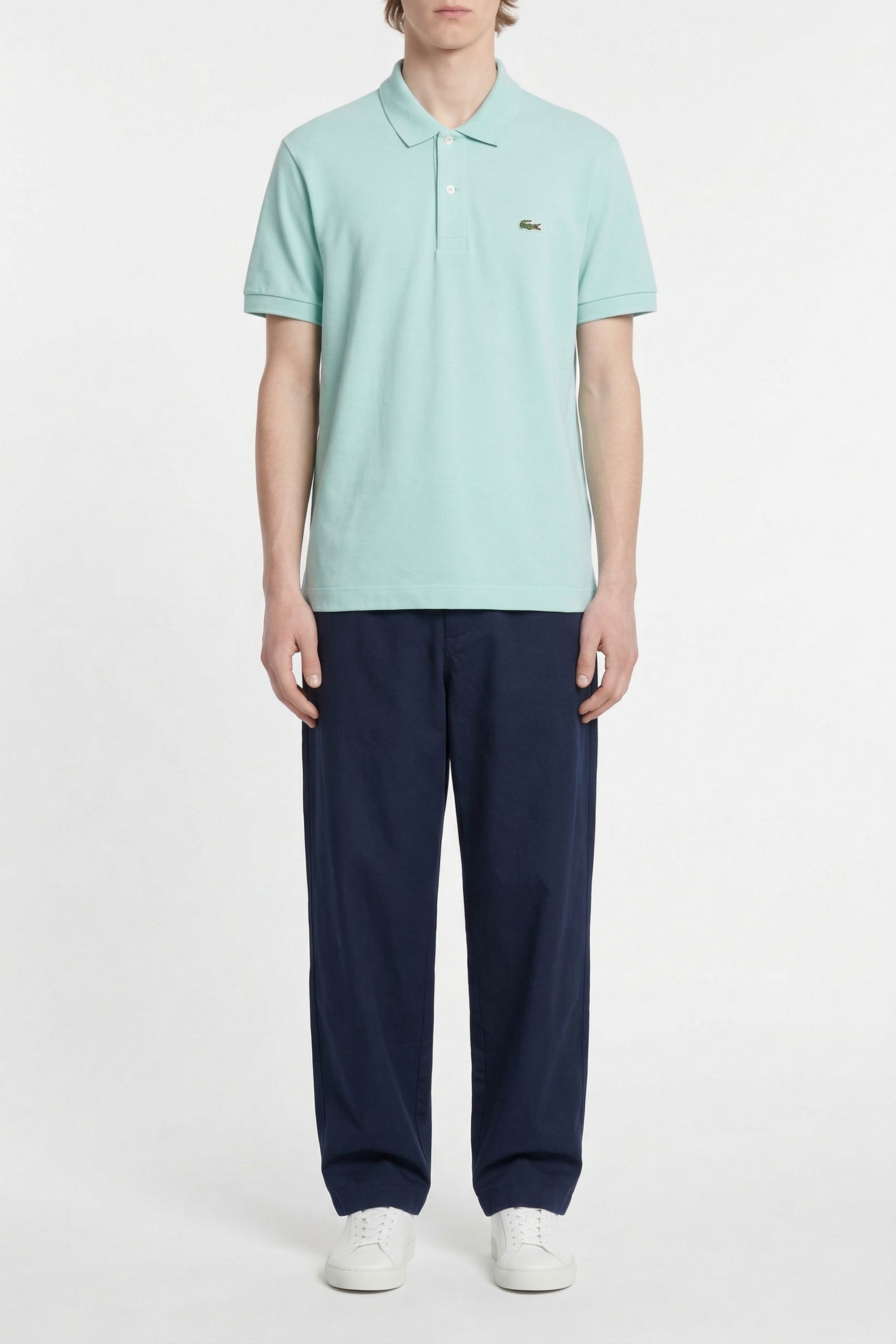 L.12.12 pique polo shirt - Pastille