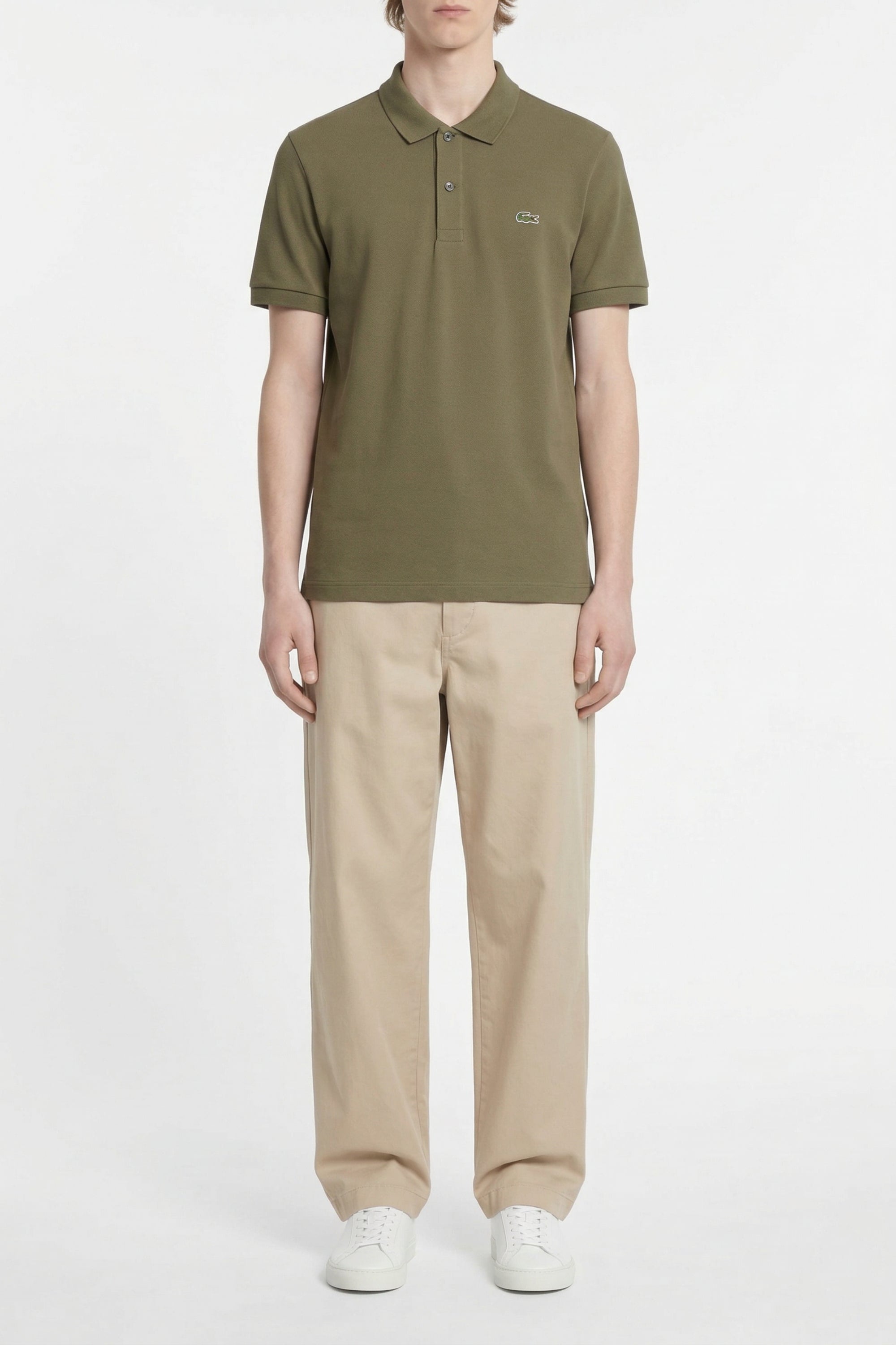 L.12.12 small pique polo shirt - Tank