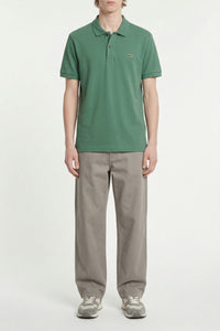 ZDOUBLON_Polo L.12.12 fitted in small pique - Frene