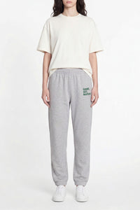 Pantalon de survêtement à taille élastique - Argent Chiné