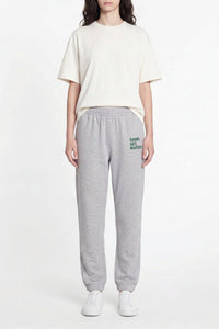 Pantalon de survêtement à taille élastique - Argent Chiné