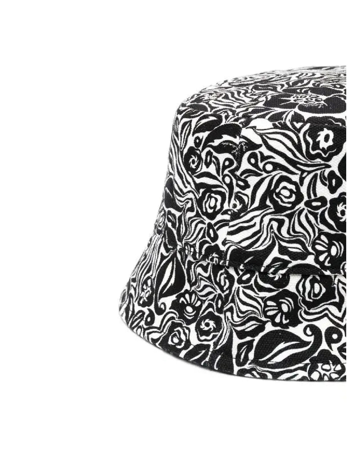 Bob flower to zebra - Noir & ivoire
