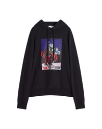 Hoodie imprimé vase - Noir