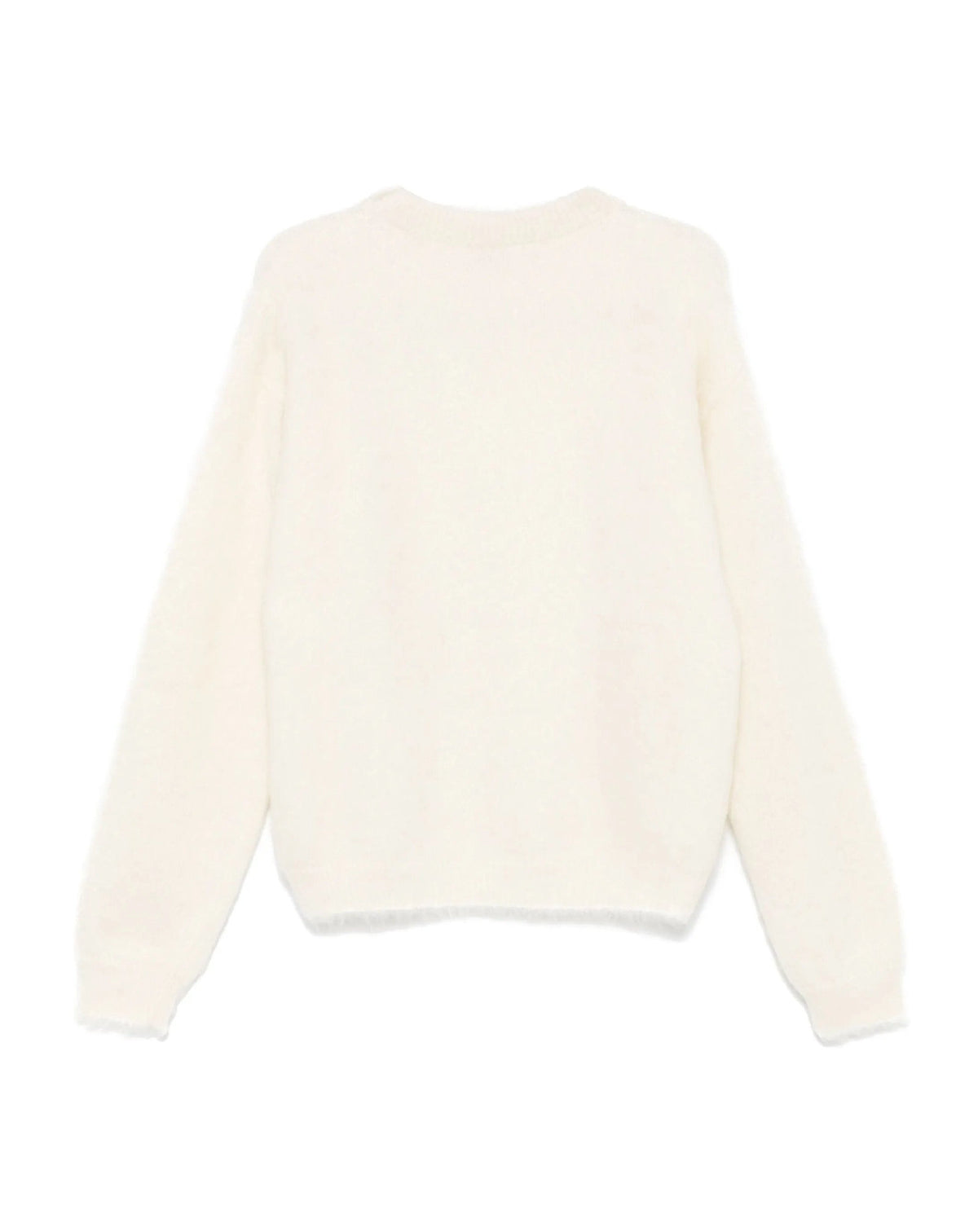 Pull col rond patch Clover Snake en mohair - Email
