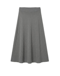 ZZBAD QUALITY BORDEAUX/BLEU JUPE MIDI ÉVASÉE