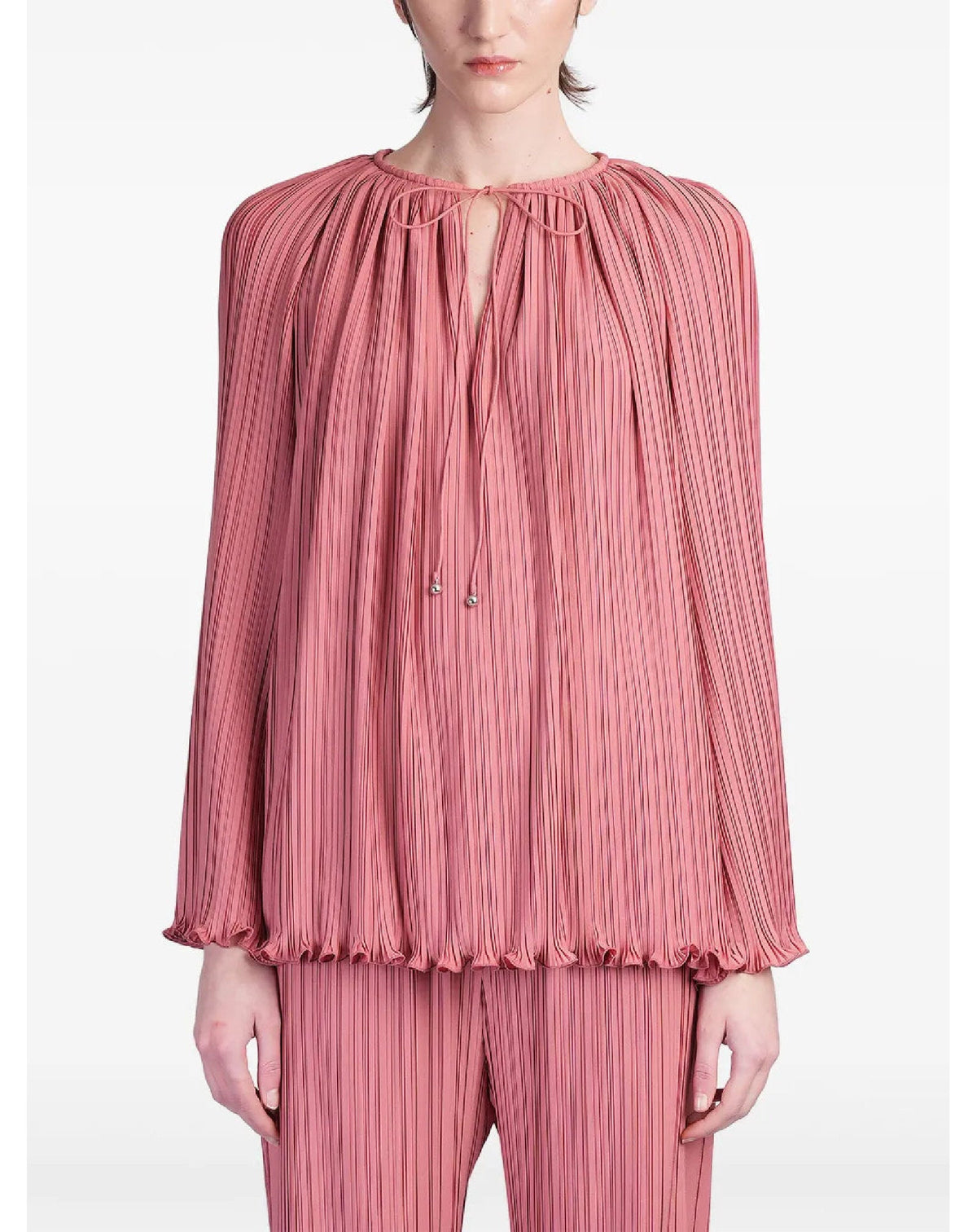 Blouse plissée - Litchi