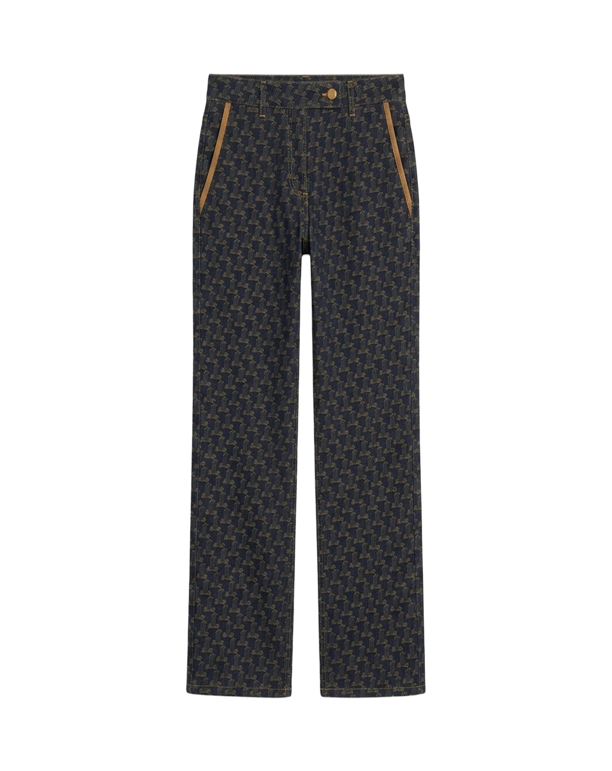 Pantalon JL3D jacquard denim - Sable