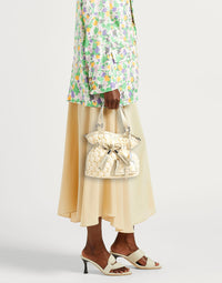 Sac seau Premier Flirt en toile - Crème