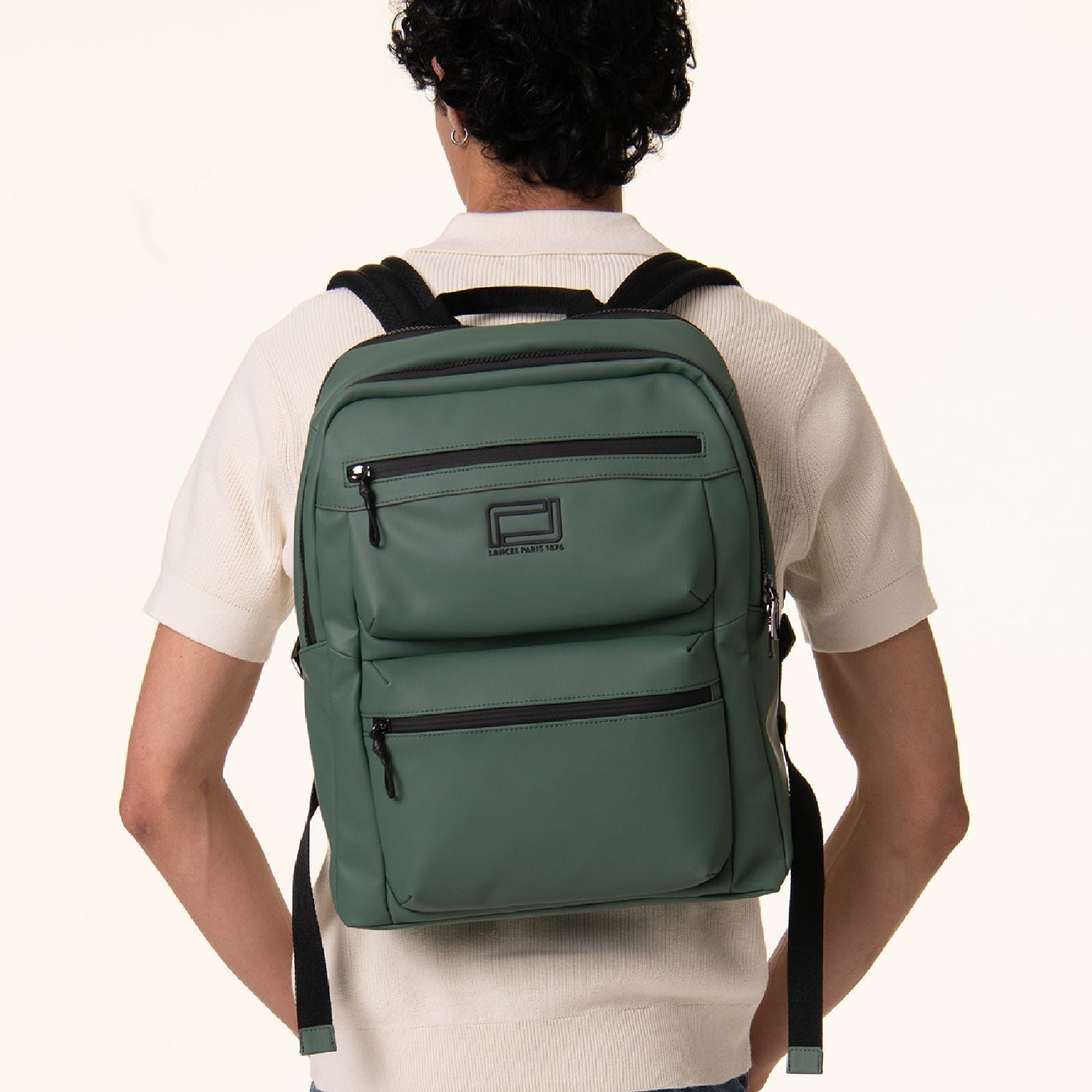 Sac à dos 2 com zippé Victor - Jade foncé