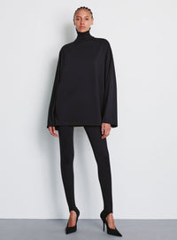 Opaque Lounge Top - Black