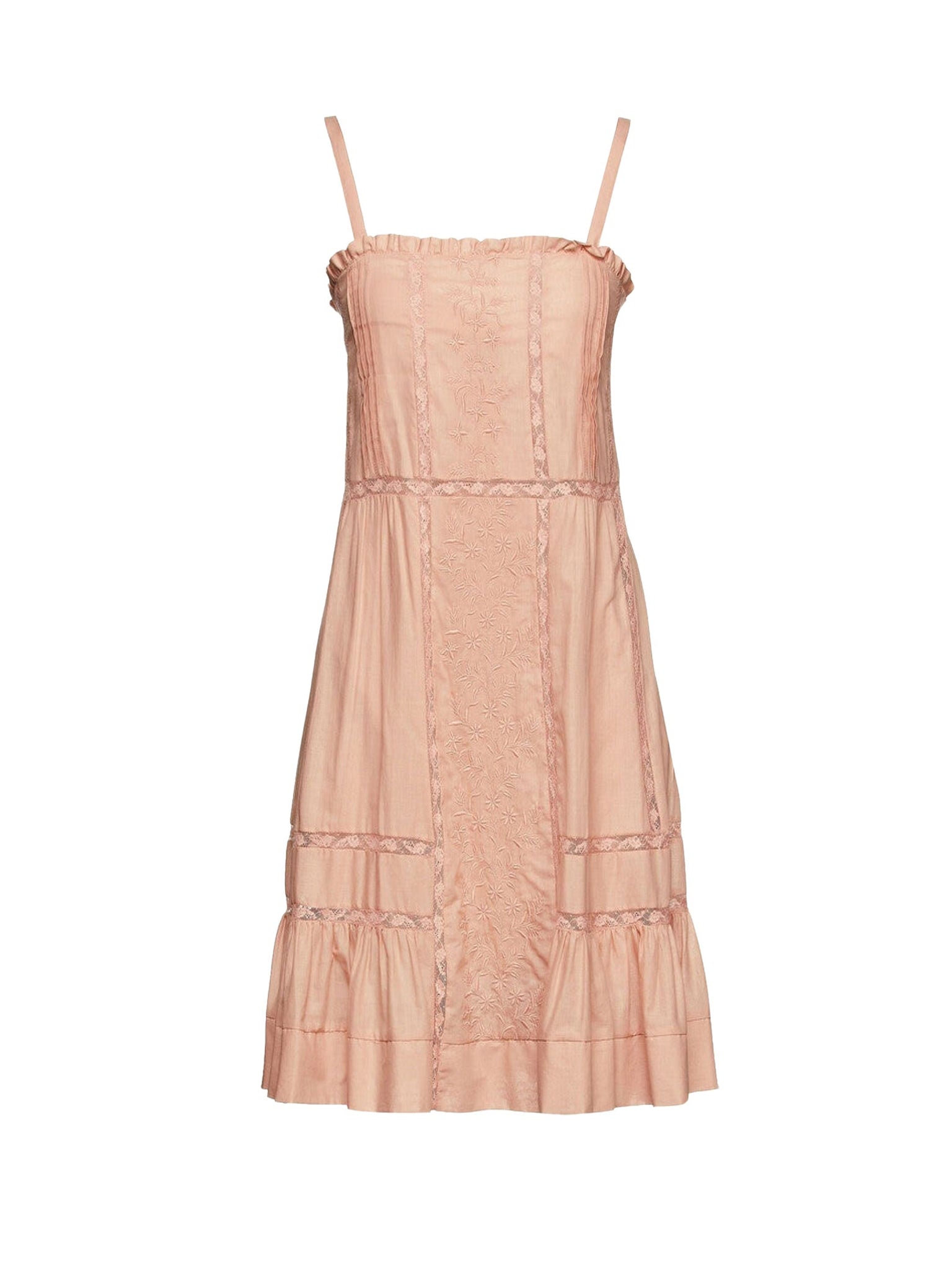 Robe courte à bretelles - Muted Clay