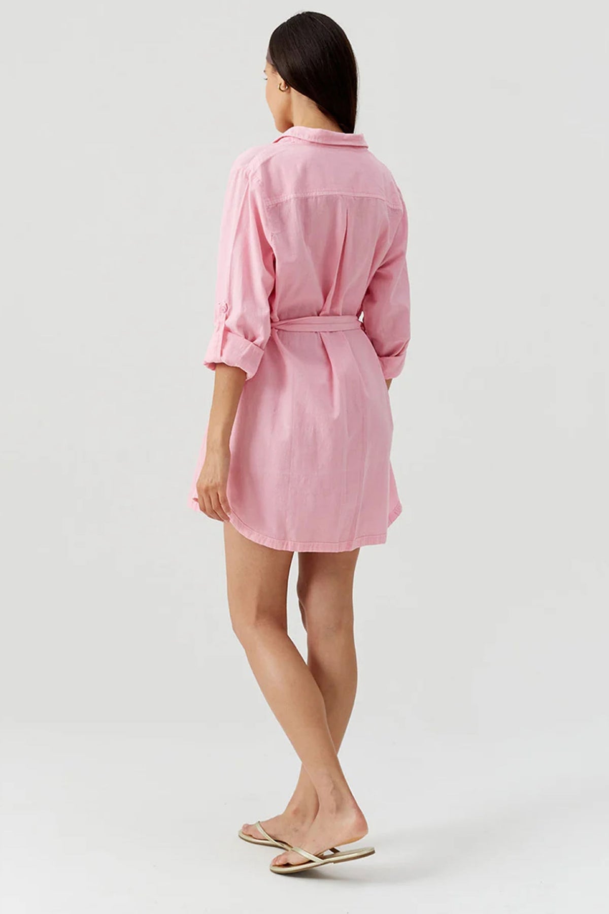 Robe chemise Lacey - Rose