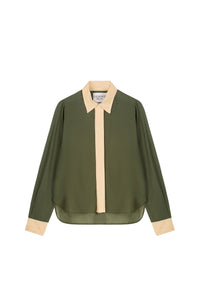 Blouse Lagos à manches longues - Green