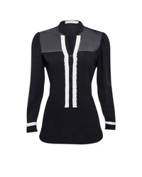 Chemise Laley à empiècements - Noir & Blanc