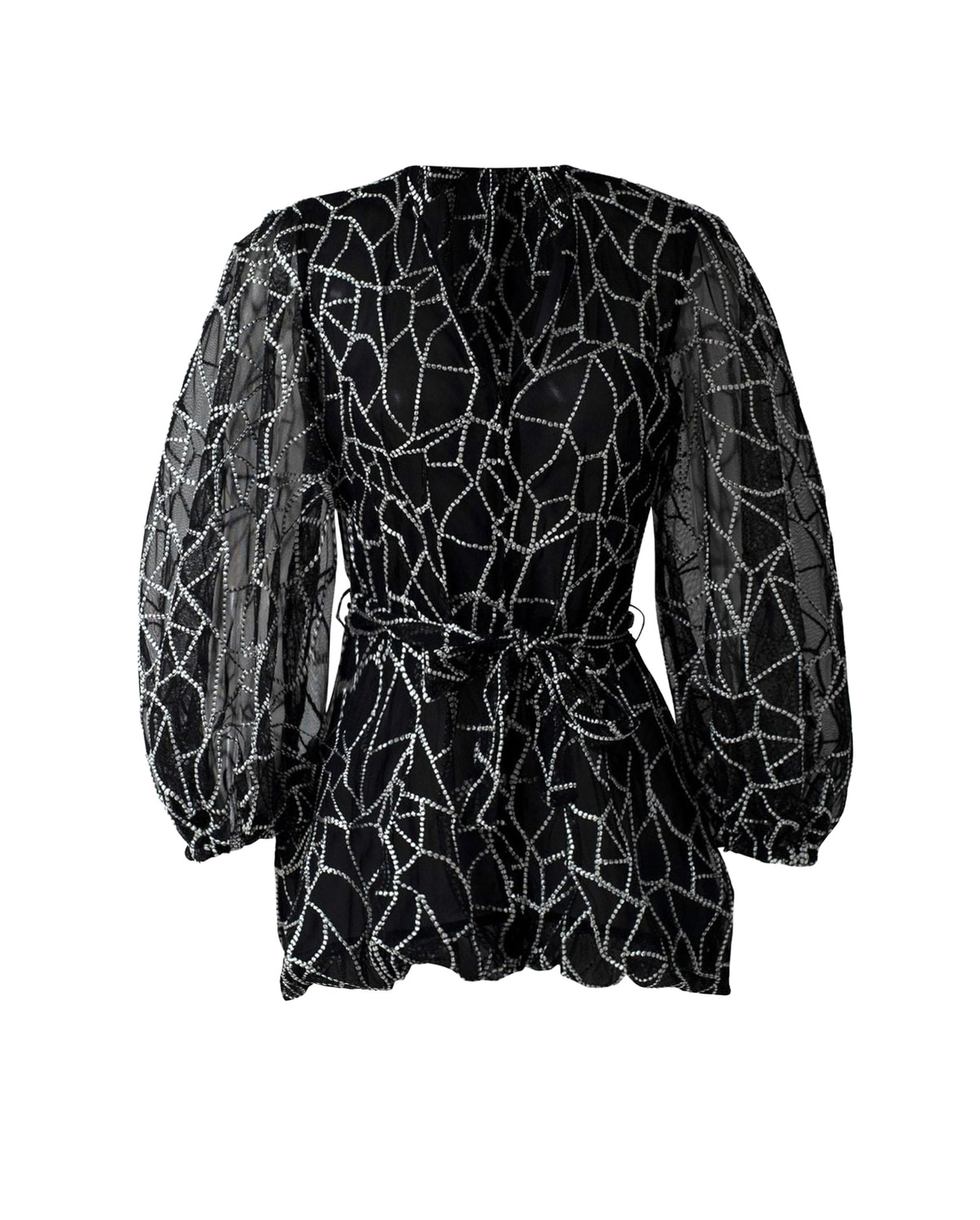 Blouse Laurette - Black & White