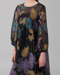 Robe Lauriane longue - Safran