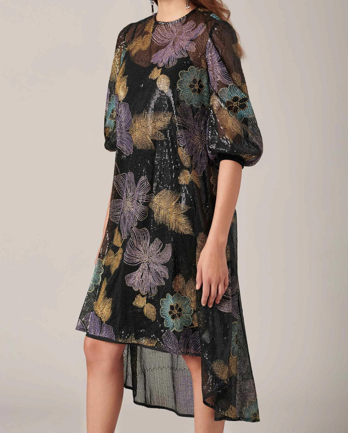 Robe Lauriane longue - Safran