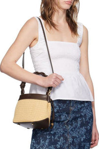 Jupe midi à imprimé fleuri en denim - Mid Blue Stone